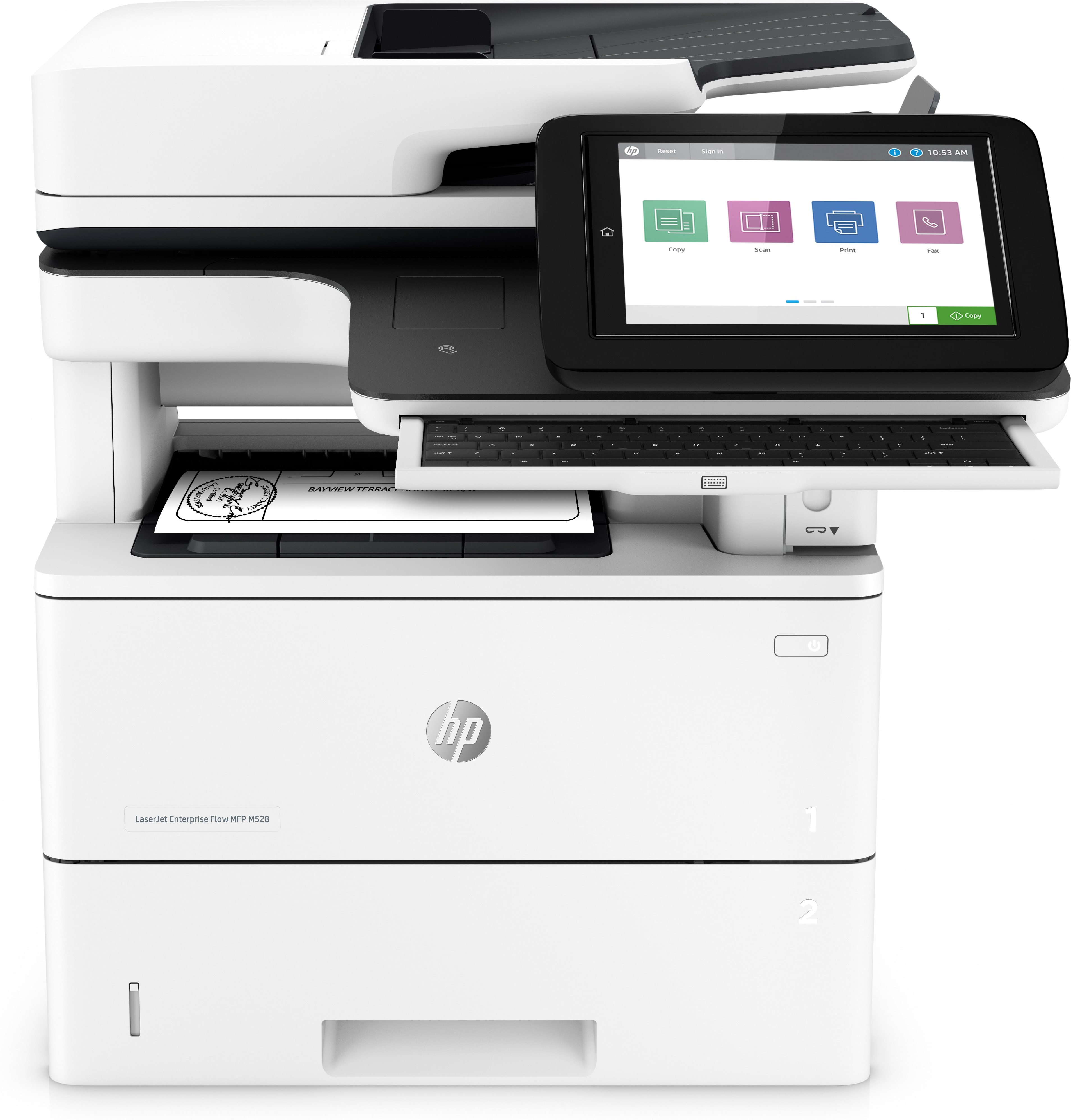HP LaserJet Enterprise Flow MFP M528z - Multifunktionsdrucker - s/w - Laser - Legal (216 x 356 mm)/
