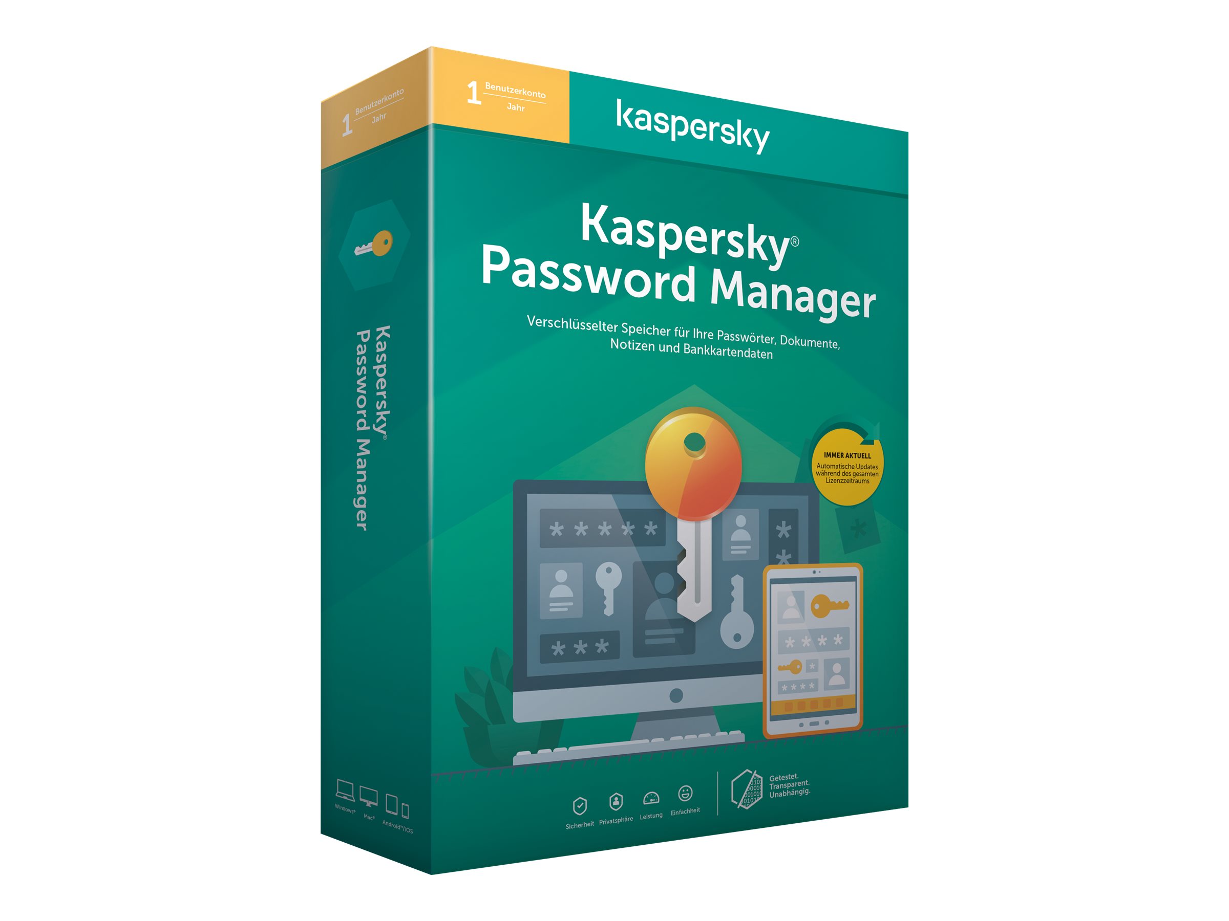 Kaspersky Password Manager - Box-Pack (1 Jahr) - 1 Benutzer (Sierra)