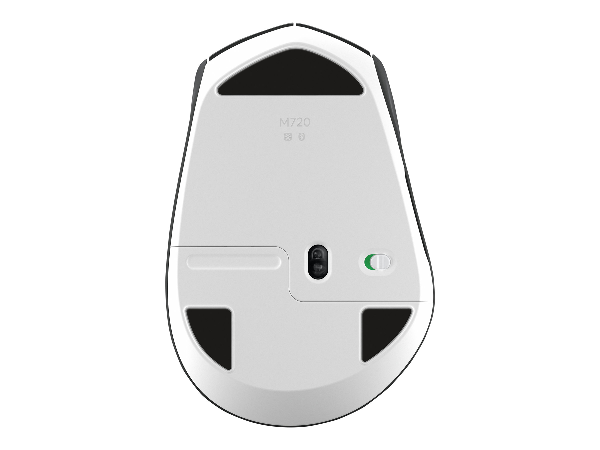 Logitech M720 Triathlon - Maus - Für Rechtshänder - optisch - 7 Tasten - kabellos - Bluetooth, 2.4 GHz - kabelloser Empfänger (USB)