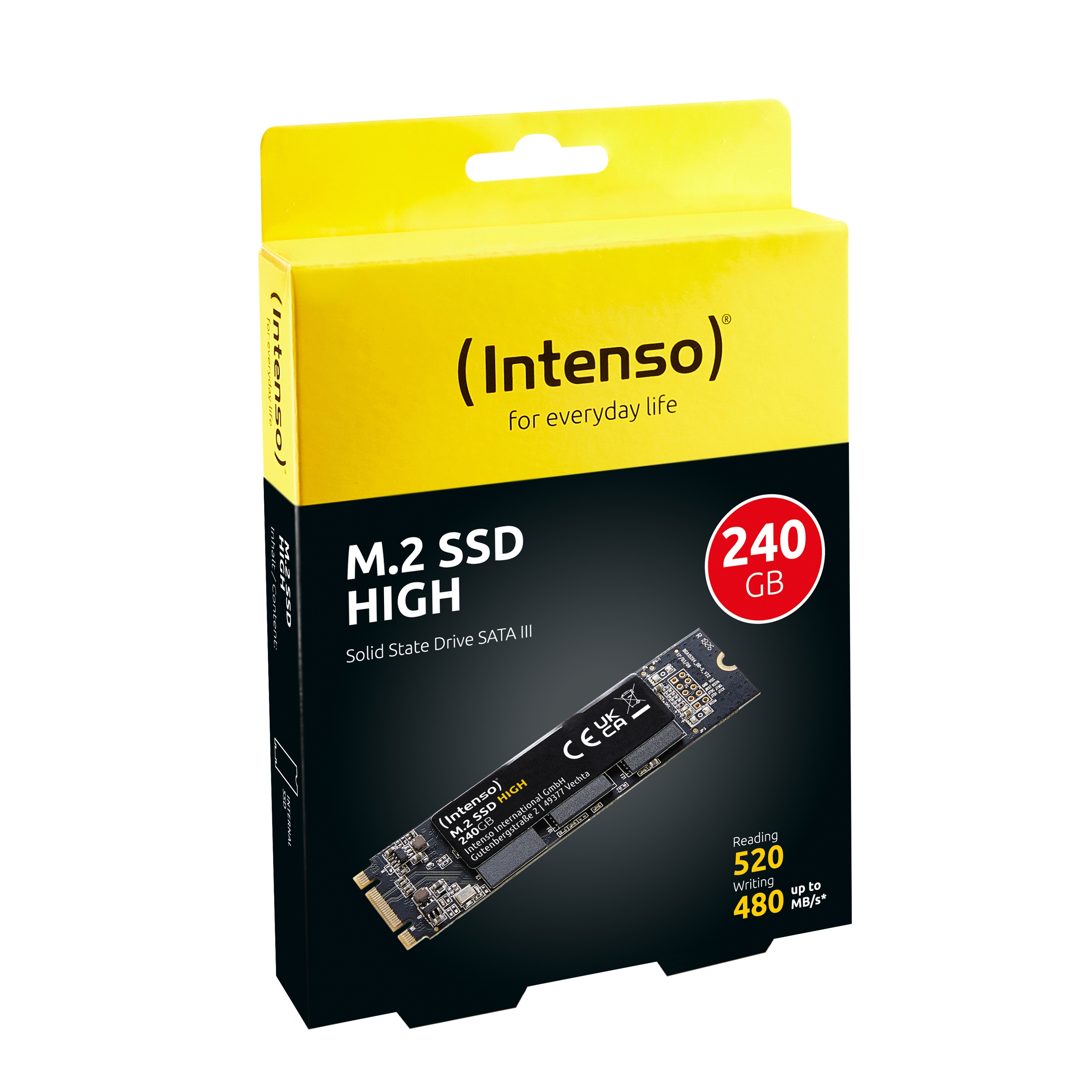 Intenso 480 GB SSD - intern - M.2 2280 - SATA