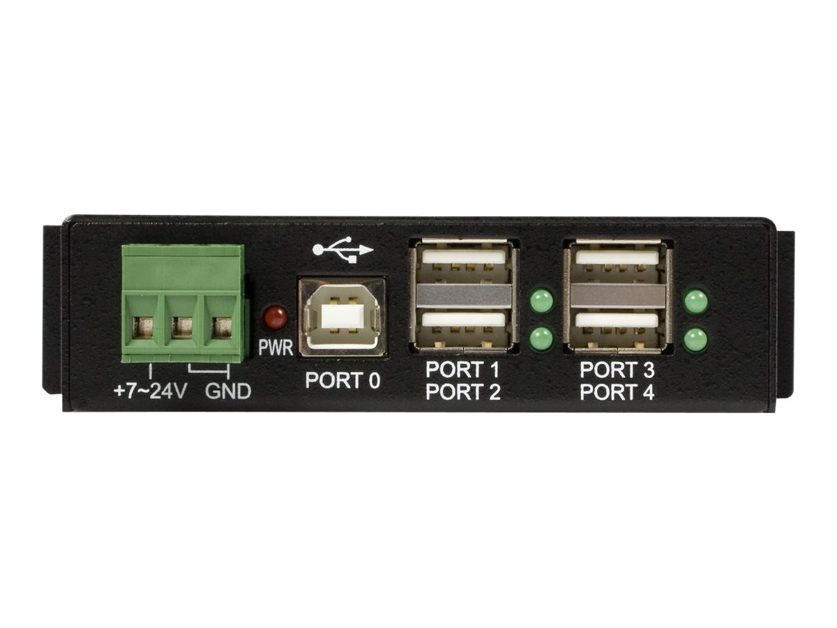 StarTech.com Rackmount USB 2.0 Hub - 4 Port Rugged Industrial USB 2.0 Hub