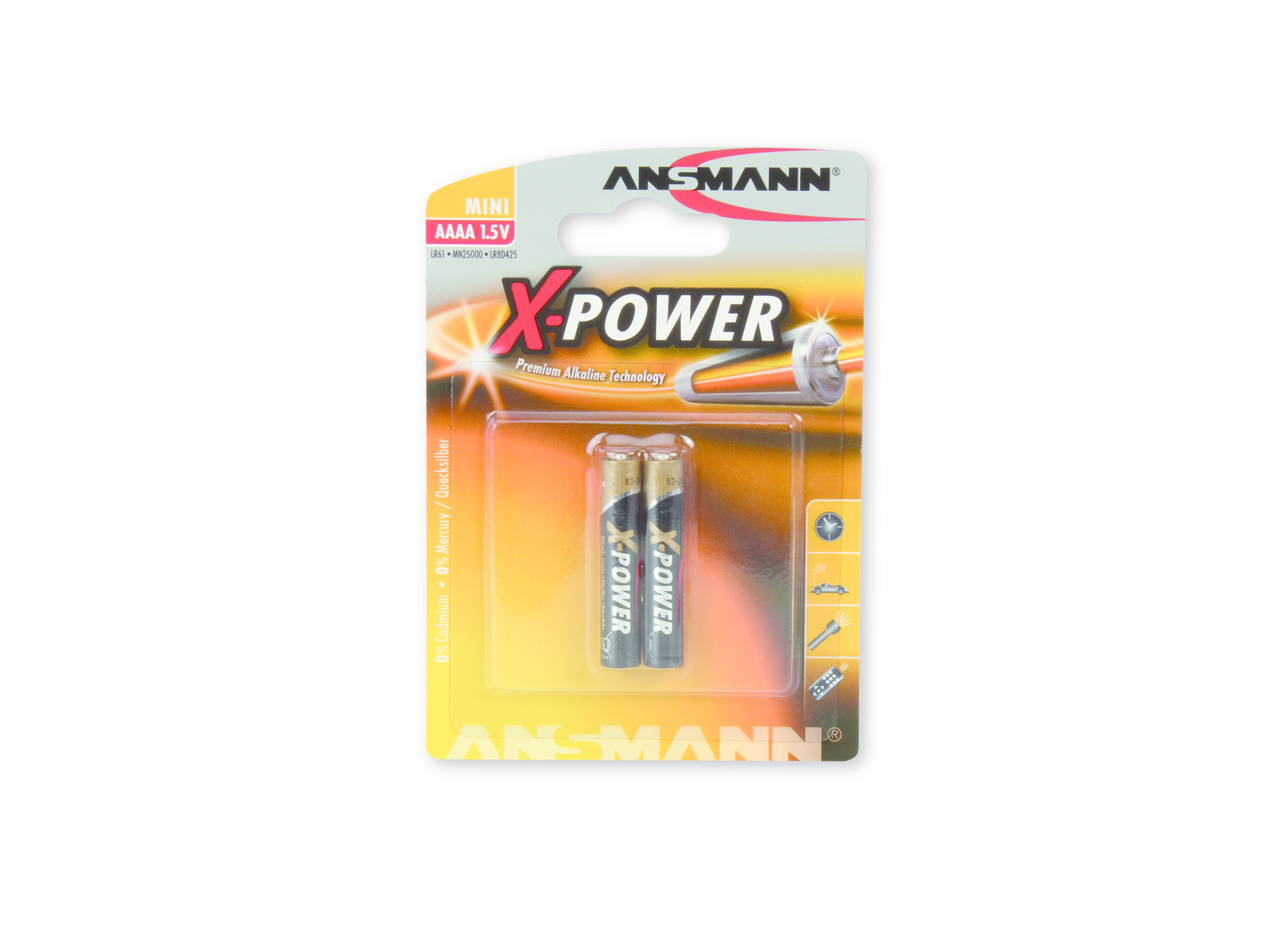 Ansmann X-POWER Mini AAAA - Batterie 2 x AAAA