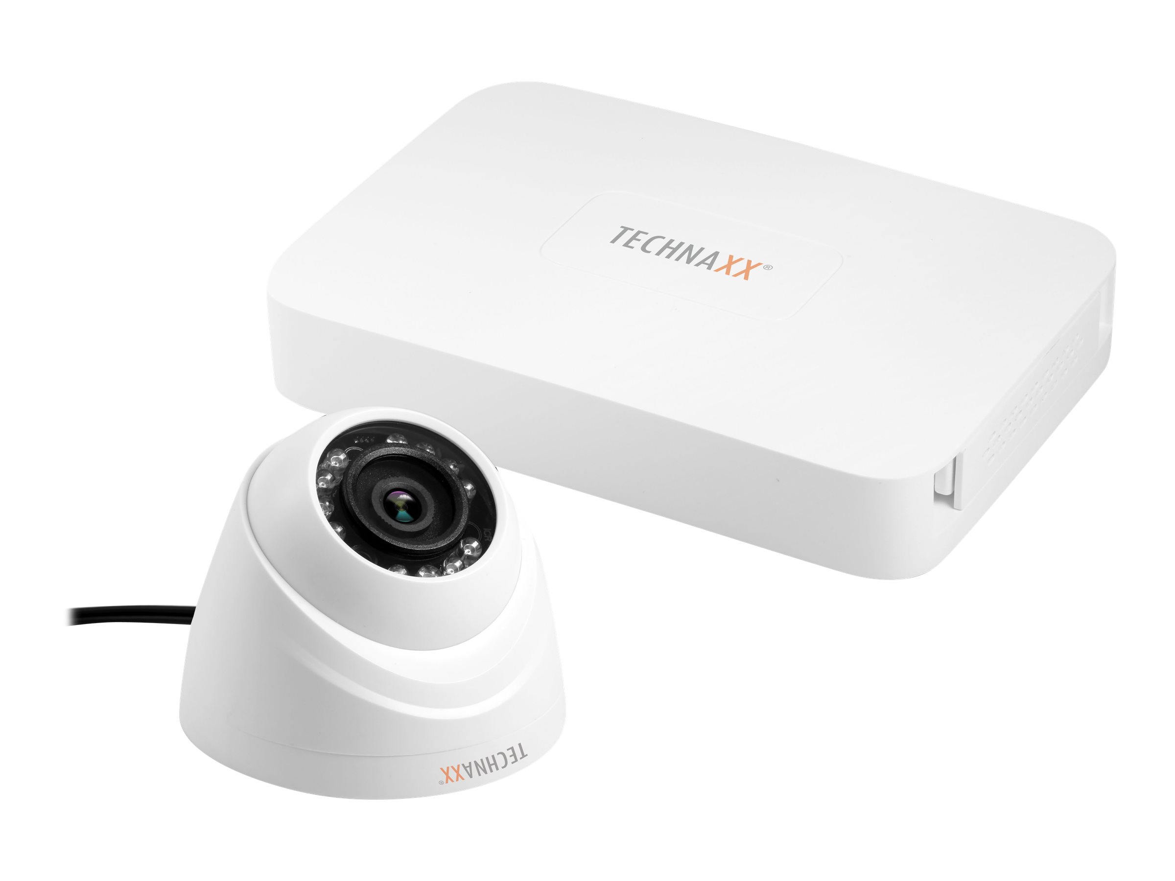 Technaxx Mini Security Kit PRO HD 720P TX-49 - DVR + Kamera(s) (LAN 10/100)