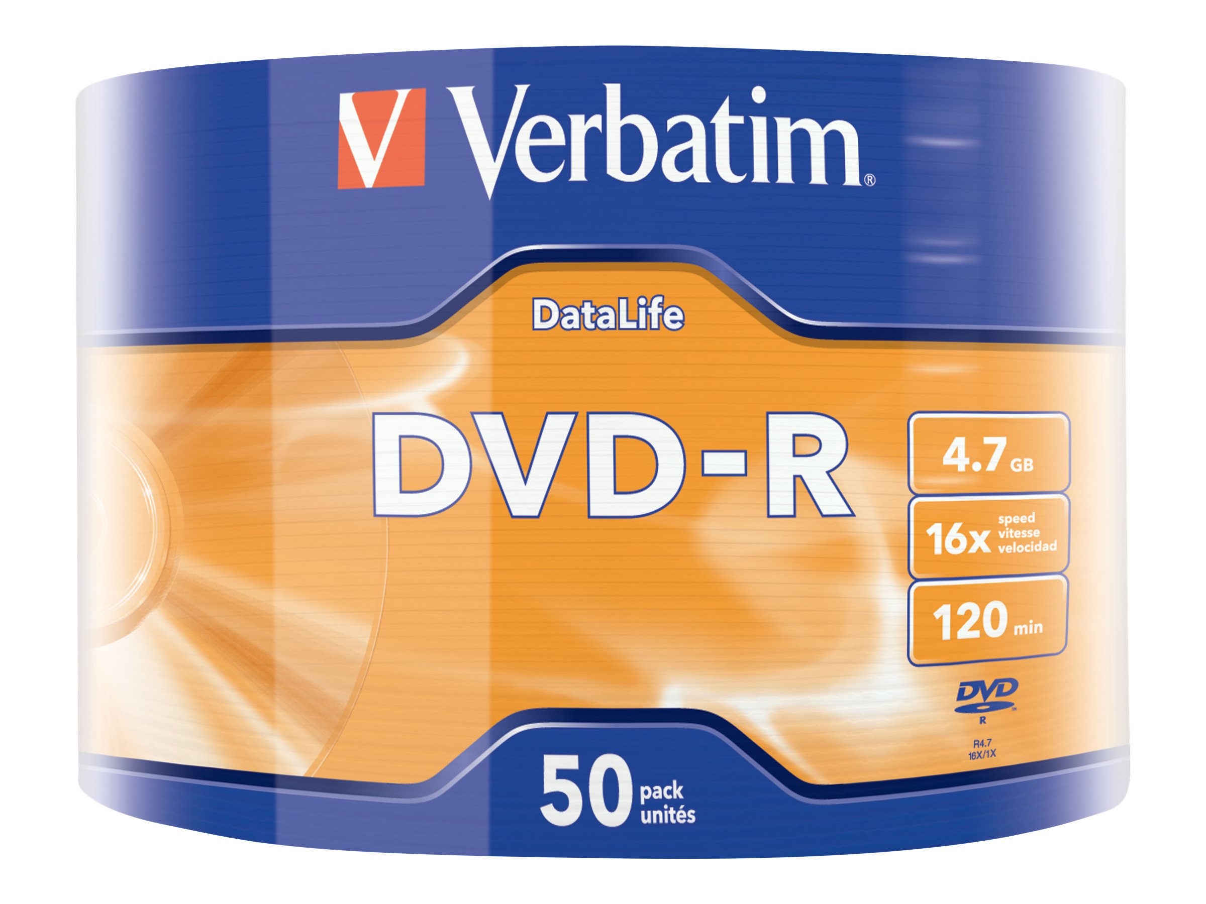 Verbatim DataLife - 50 x DVD-R - 4.7 GB (120 Min.)