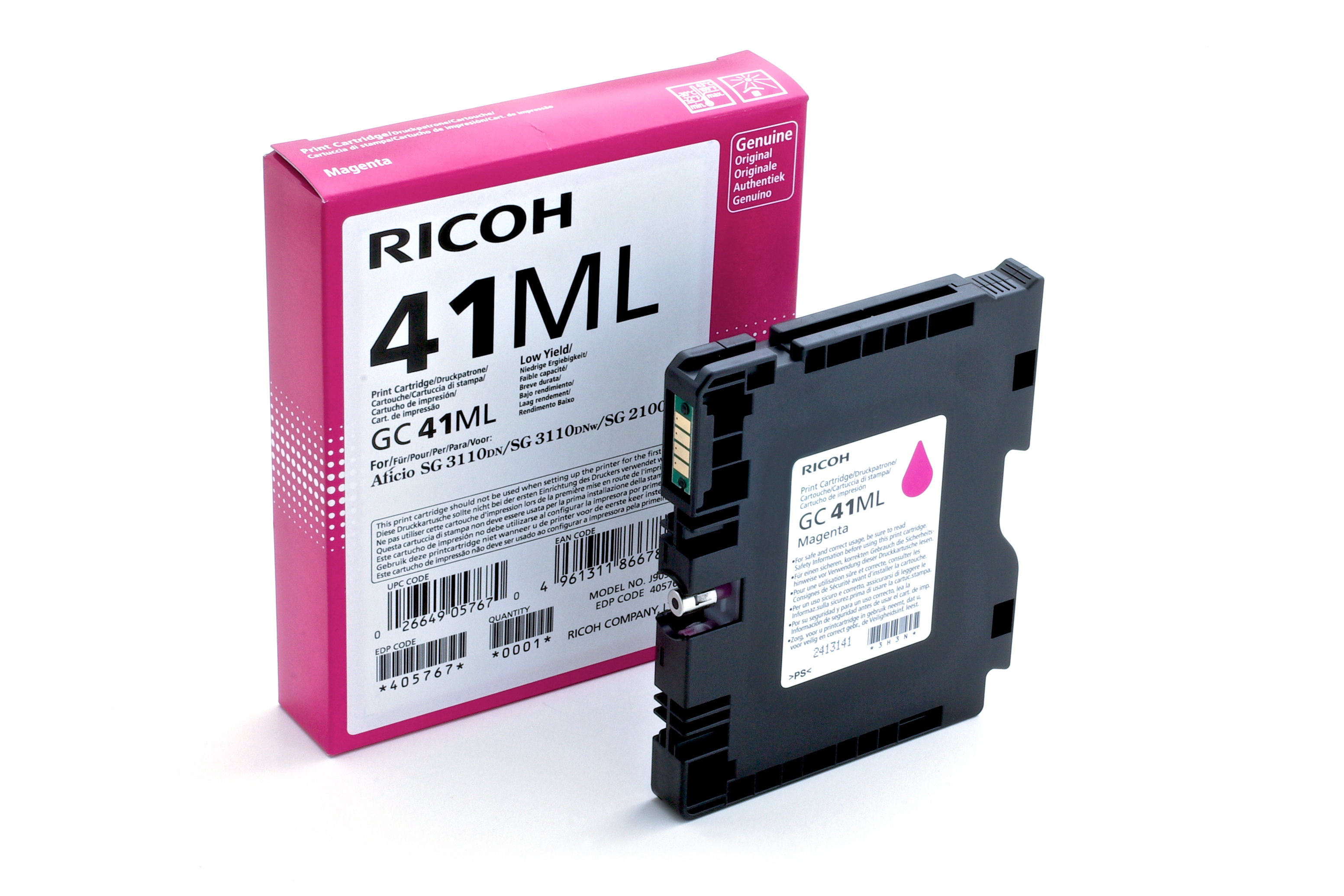 Ricoh GC 41ML - Low Yield - Magenta - Original