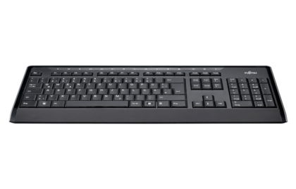 Fujitsu KB410 - Tastatur - USB - Englisch - Schwarz