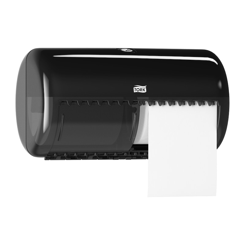 TORK 557008 - Rollen-Toilettenpapierspender - Schwarz - Kunststoff - 286 mm - 153 mm - 158 mm