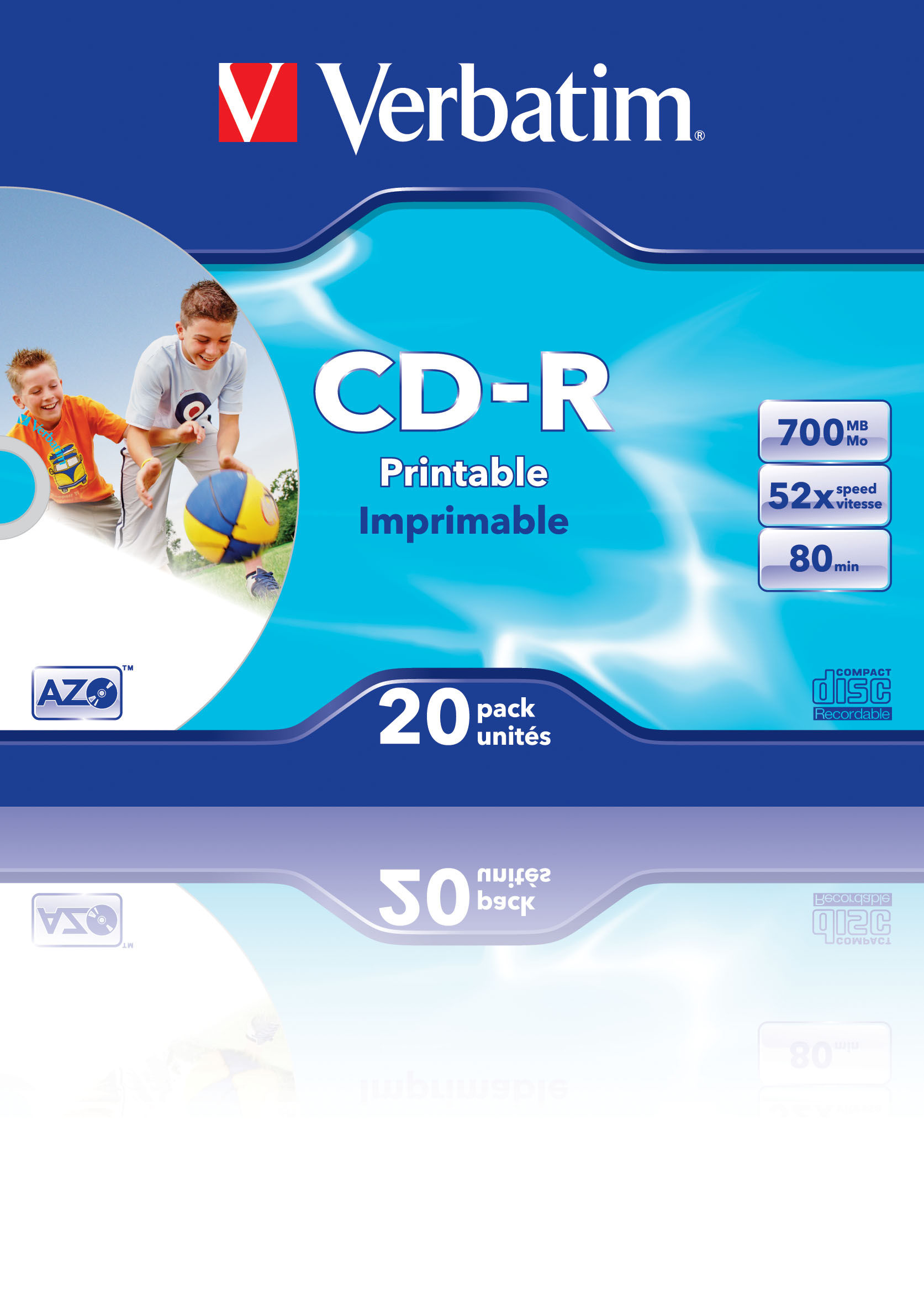 Verbatim DataLifePlus - 20 x CD-R - 700 MB (80 Min)
