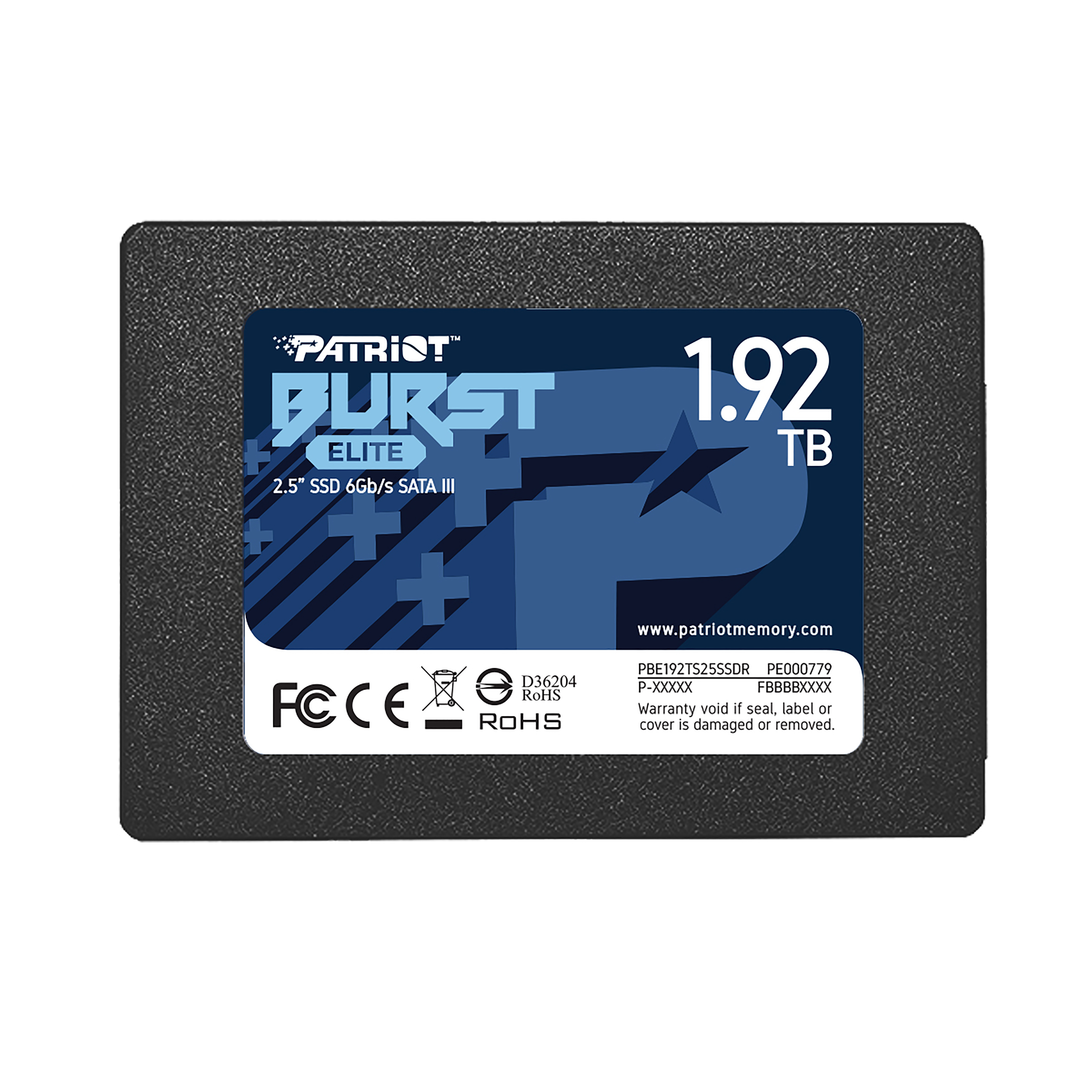 PATRIOT Burst Elite - SSD - 1.92 TB - intern - 2.5" (6.4 cm)