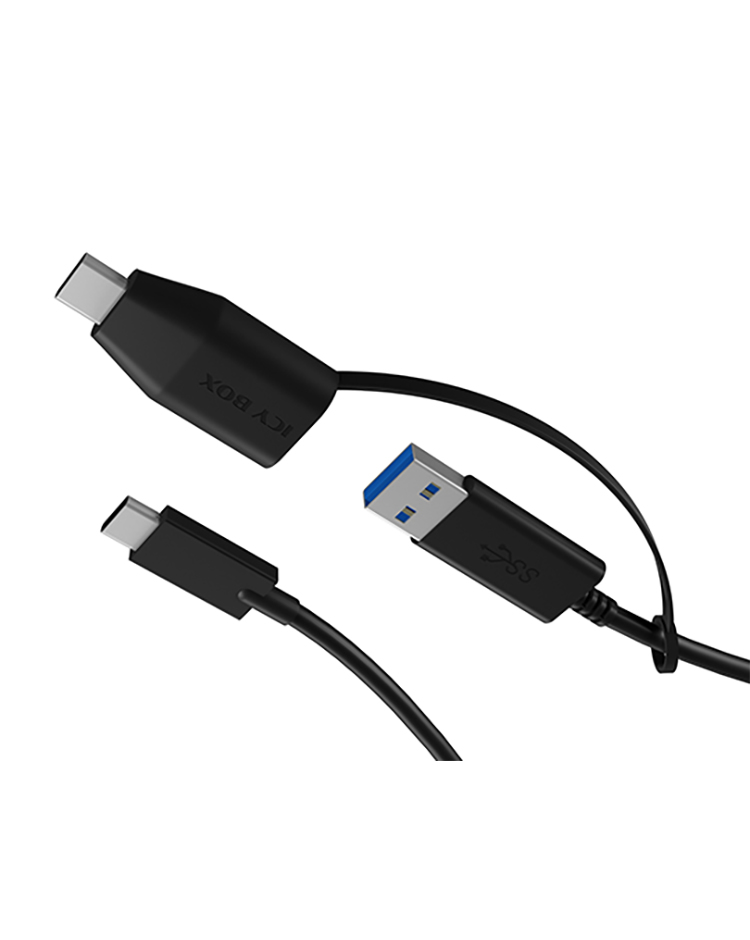 ICY BOX IB-CB033 - USB-Kabel - USB-C (M) zu USB Typ A, USB-C