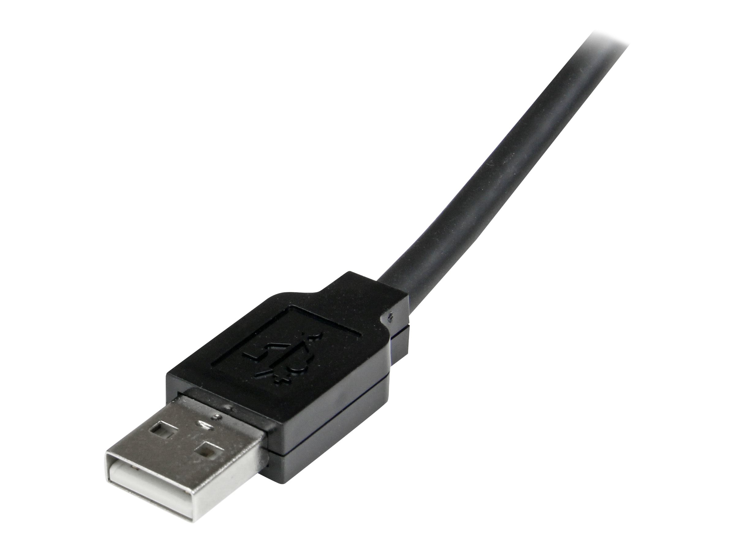 StarTech.com 15m USB 2.0 Repeater Kabel - Aktives USB Verlängerungskabel mit Signalverstärker - 1 x USB Stecker/ 1 x USB Buchse - USB-Verlängerungskabel - USB (W)