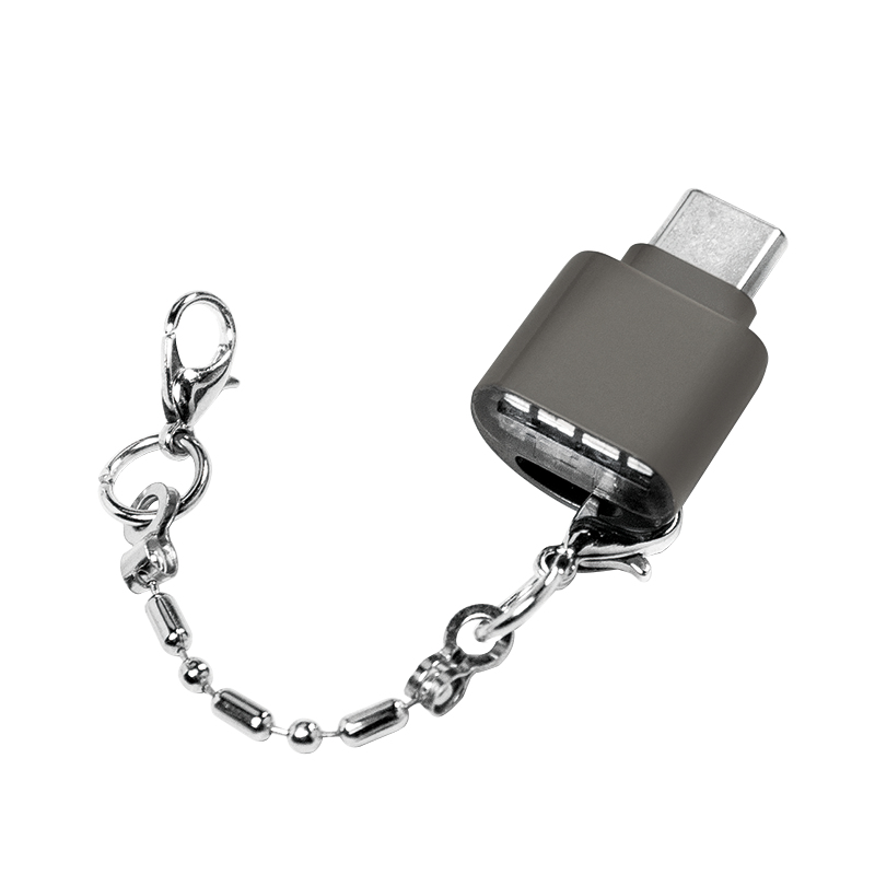 LogiLink USB-C to microSD Card reader as a key chain - Kartenleser (microSD, microSDHC, microSDXC)