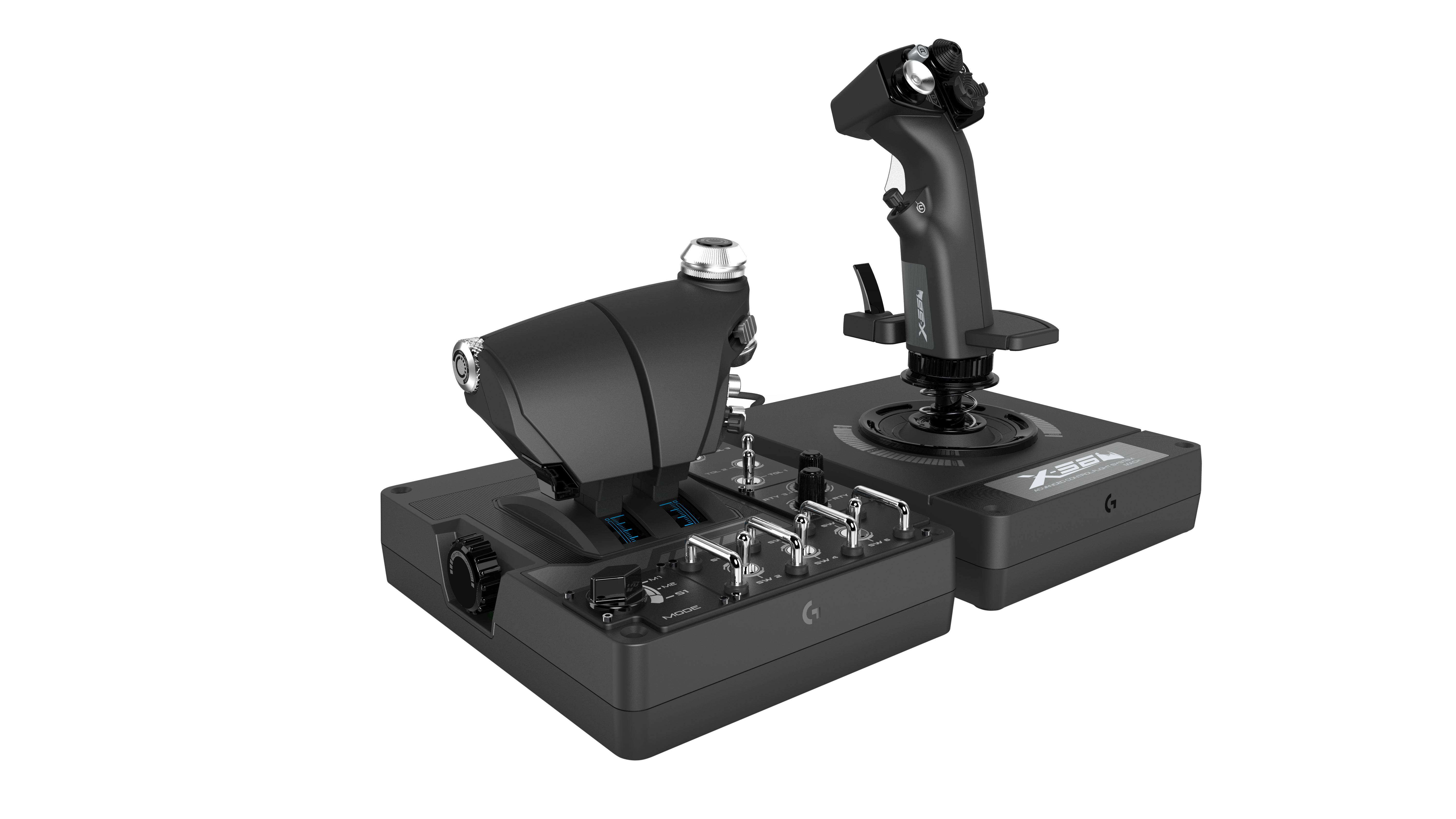 Logitech X56 H.O.T.A.S. - Joystick und Gasregler