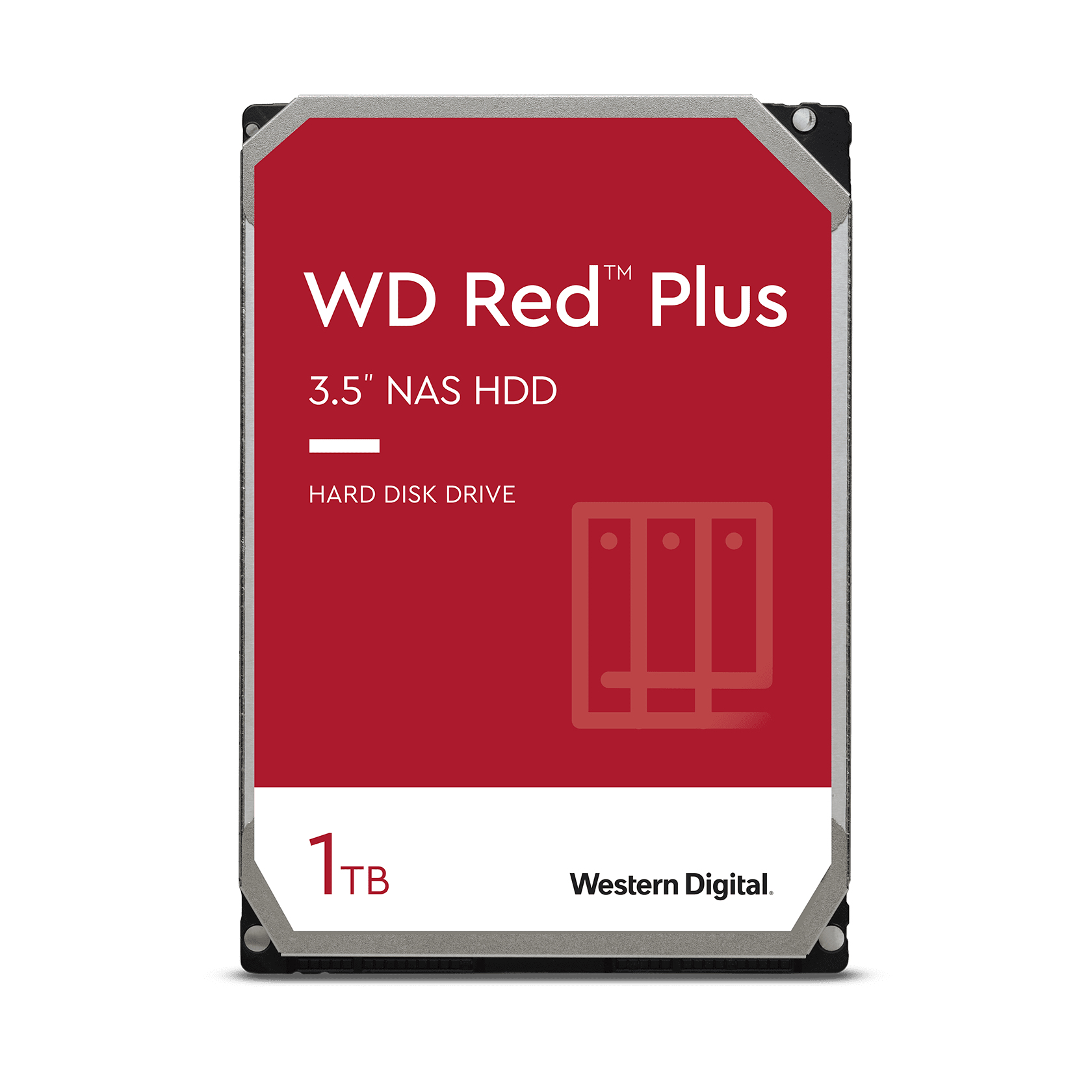 WD Red Plus WD10EFRX - Festplatte - 1 TB - intern - 3.5" (8.9 cm)