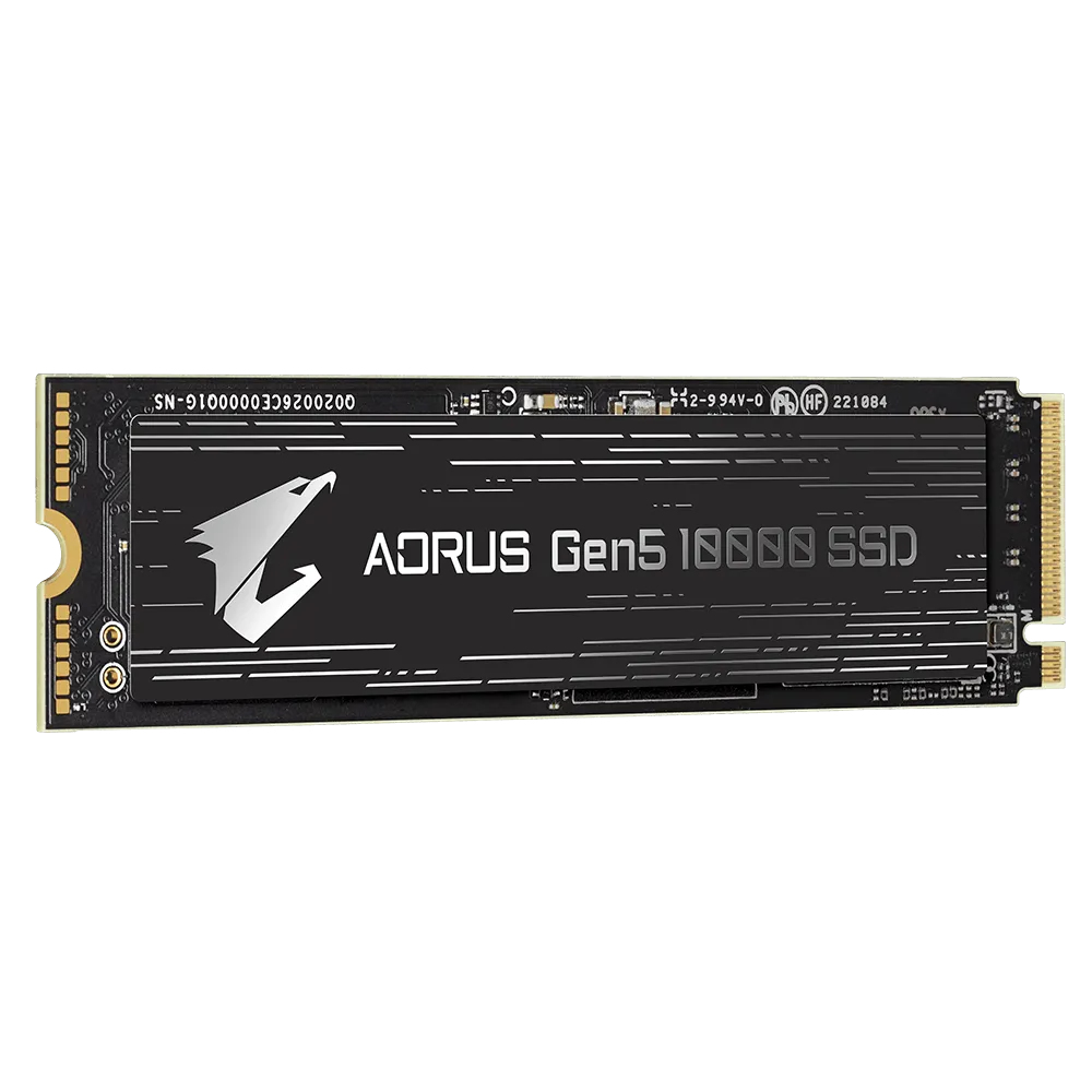 Gigabyte AORUS Gen5 10000 SSD 2TB M.2 NVMe - Solid State Disk - NVMe
