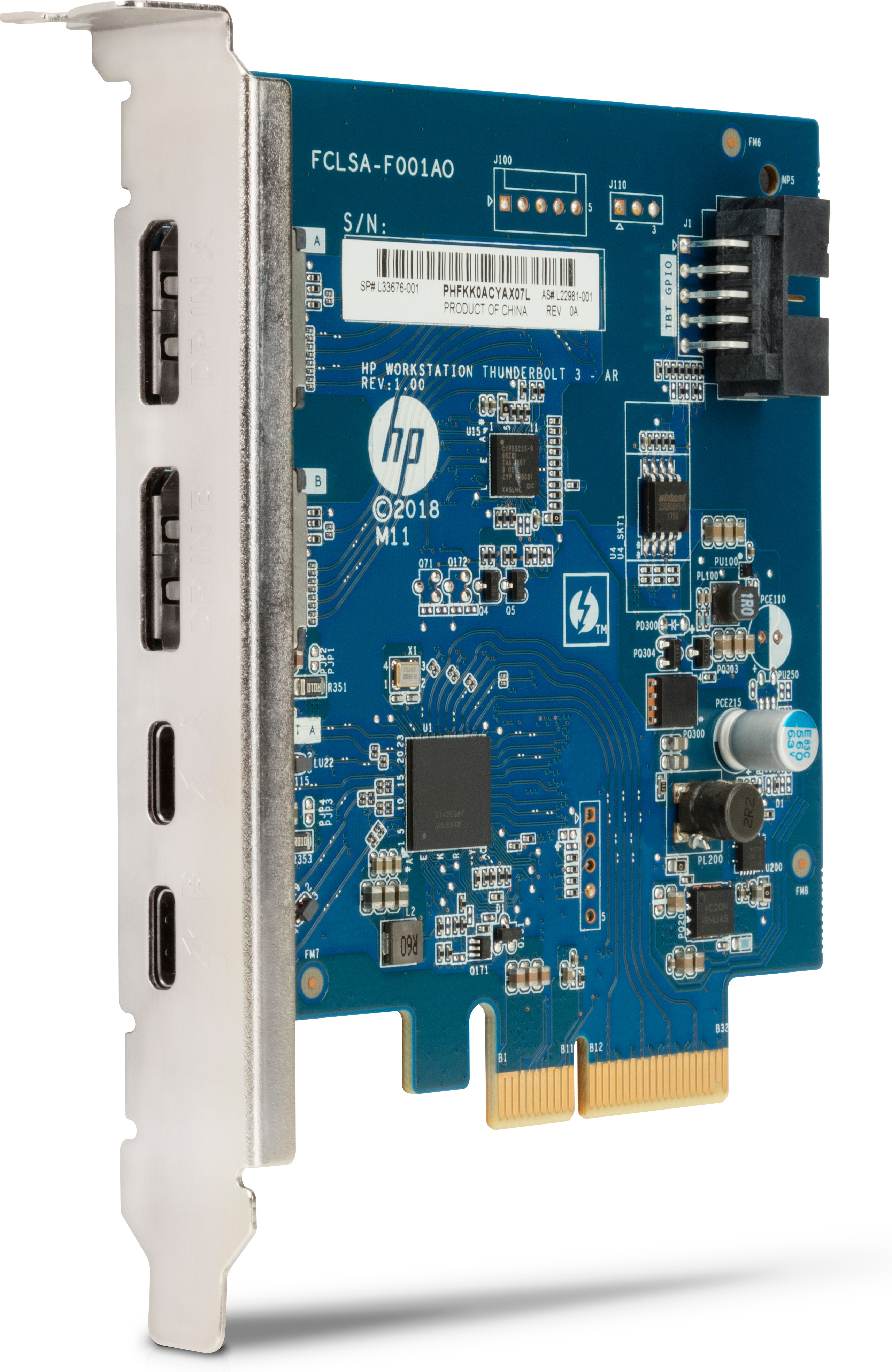 HP Dual Port Add-in-Card - Thunderbolt-Adapter