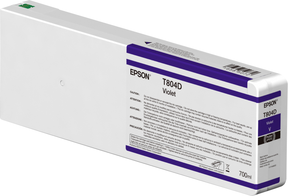 Epson T804D00 - 700 ml - violett - Original - Tintenpatrone