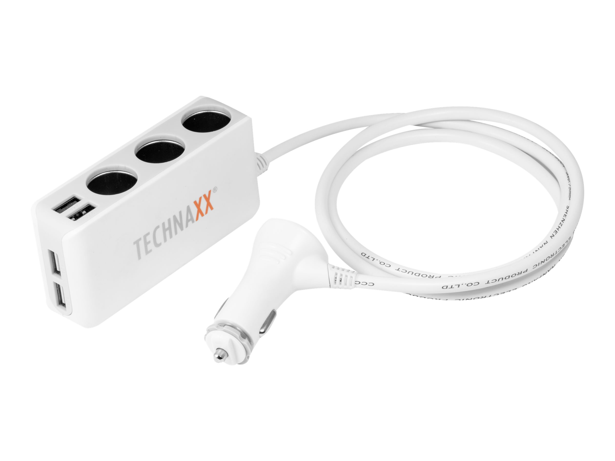 Technaxx TE11 - Auto-Netzteil - 120 Watt - 2.4 A (USB, Zigarettenanzünden)