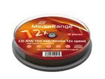 MEDIARANGE 10 x CD-RW - 700 MB (80 Min) 12x