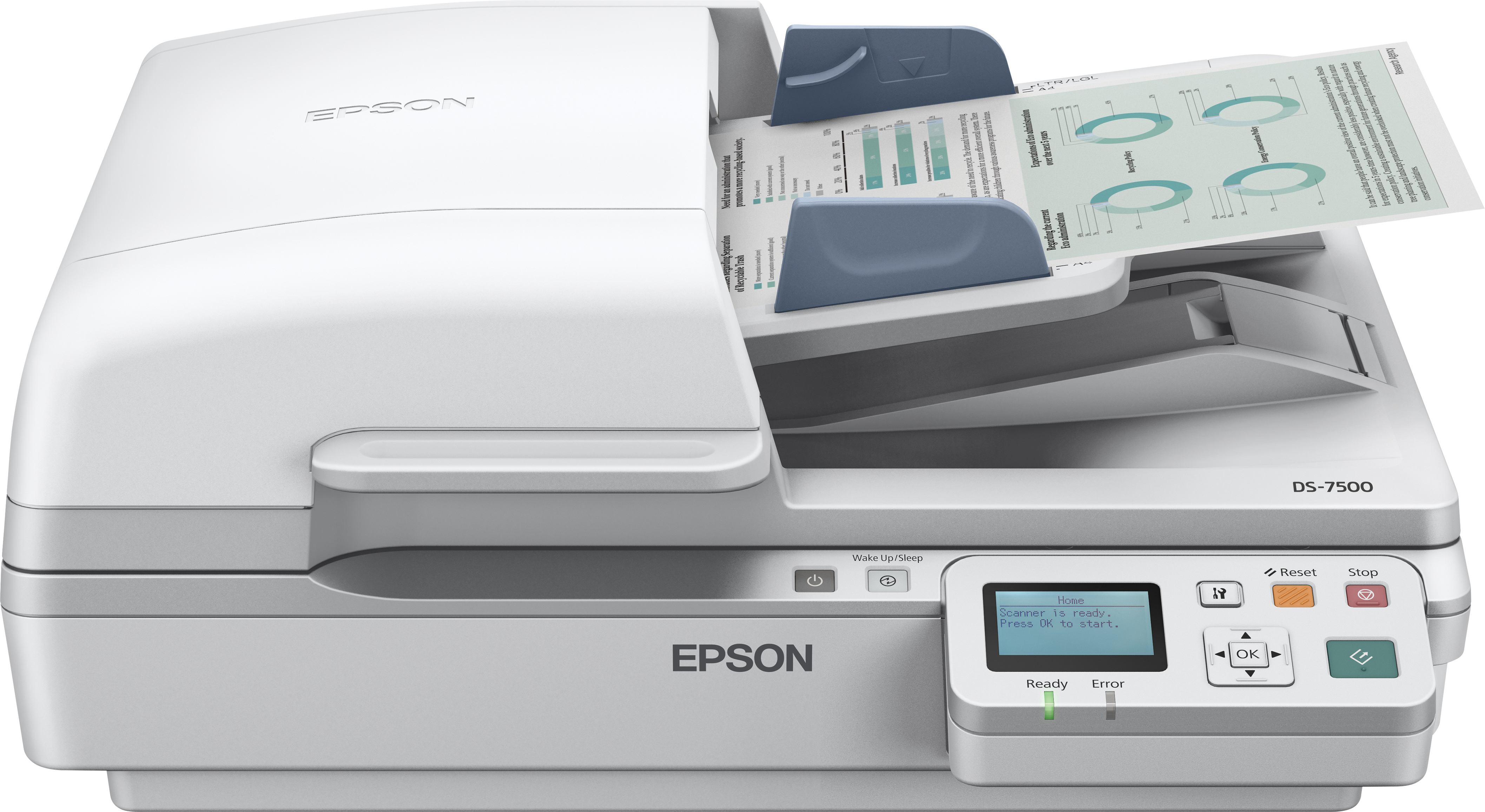Epson WorkForce DS-6500N - Dokumentenscanner - Duplex - A4 - 1200 dpi x 1200 dpi - bis zu 25 Seiten/Min. (einfarbig)