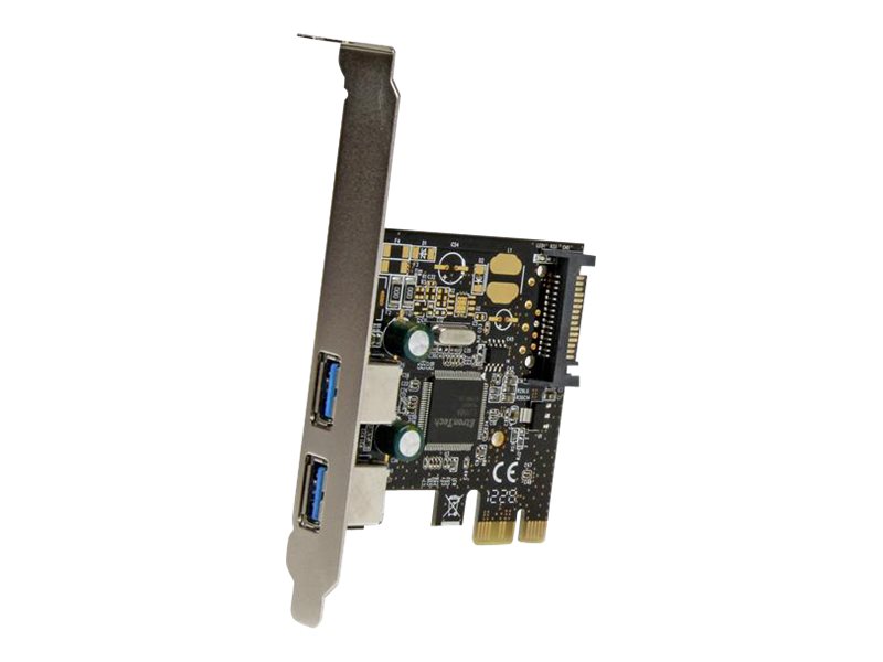 StarTech.com 2 Port USB 3.0 SuperSpeed PCI Express Schnittstellenkarte mit SATA Stromanschluss