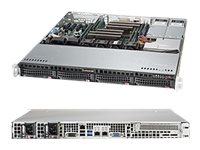 Supermicro SuperServer 6018R-MTR - Server - Rack-Montage - 1U - zweiweg - keine CPU - RAM 0 GB - SATA - Hot-Swap 8.9 cm (3.5")