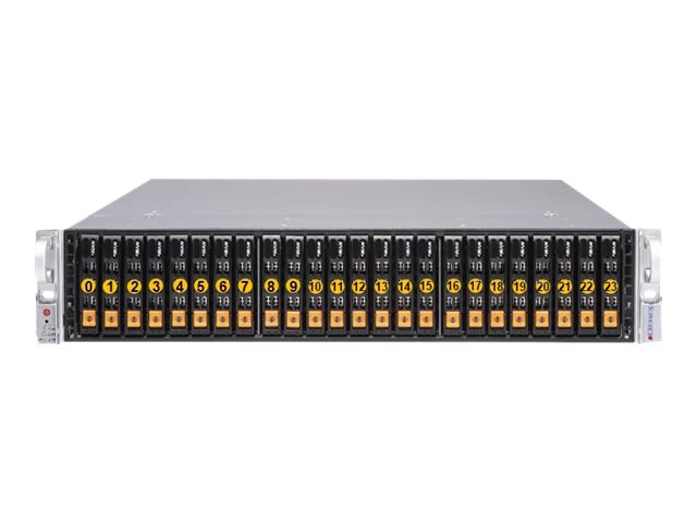 Supermicro A+ Server 2114S-WN24RT - Server - Rack-Montage - 2U - 1-Weg - keine CPU - RAM 0 GB - PCI Express - Hot-Swap 6.4 cm (2.5")