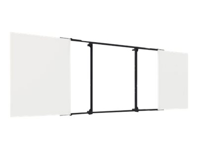 Optoma Befestigungskit (2 Whiteboards, Befestigungsklammer(n)) - für interaktives flaches Paneel - Aluminiumrahmen, Seiten aus emailliertem Stahl - Bildschirmgröße: 218.4 cm (86")