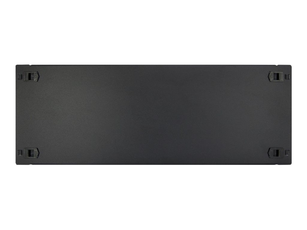 Inter-Tech Blindplatte - Schwarz, RAL 9005 - 4U - 48.3 cm (19")