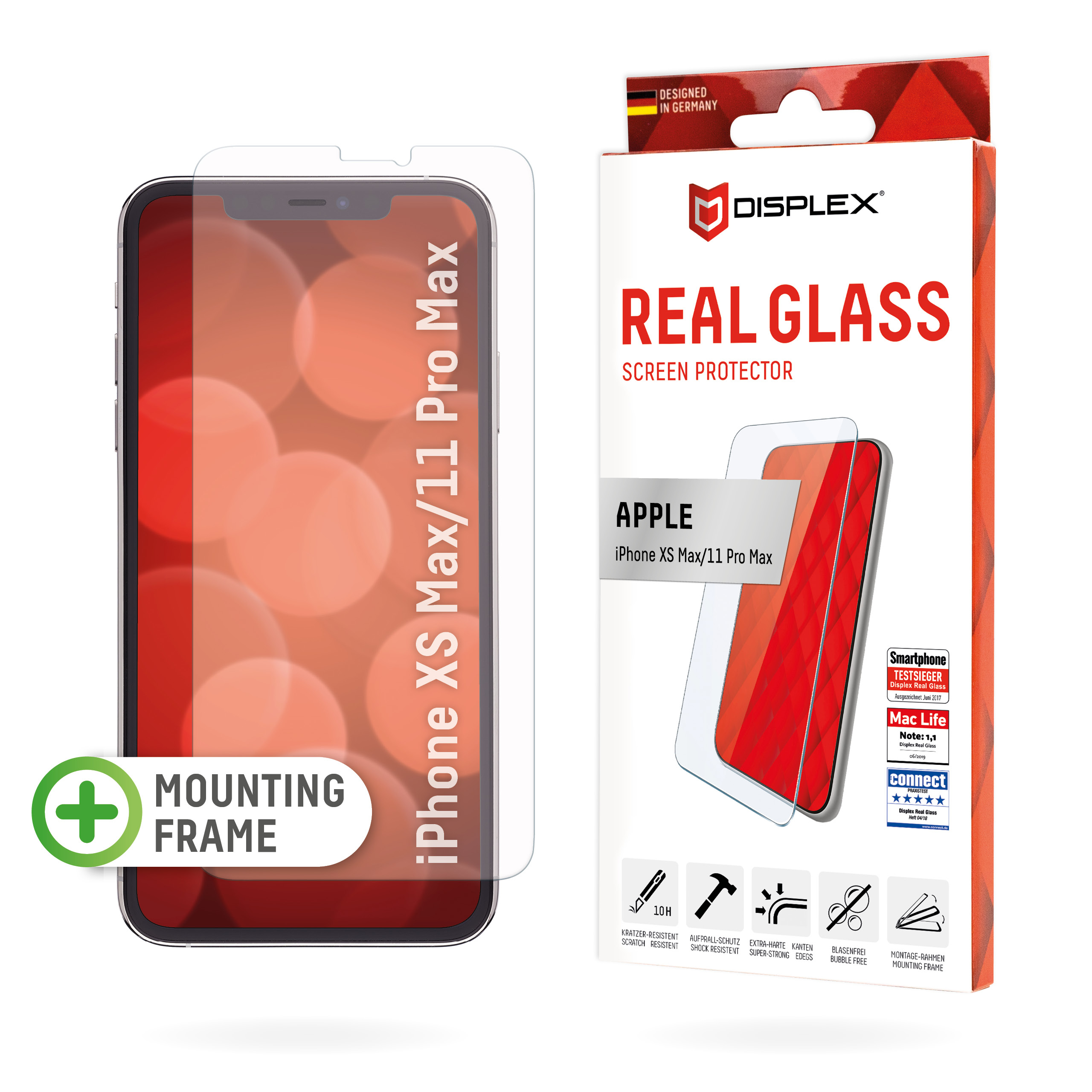 E.V.I. DISPLEX Real Glass - Bildschirmschutz für Handy