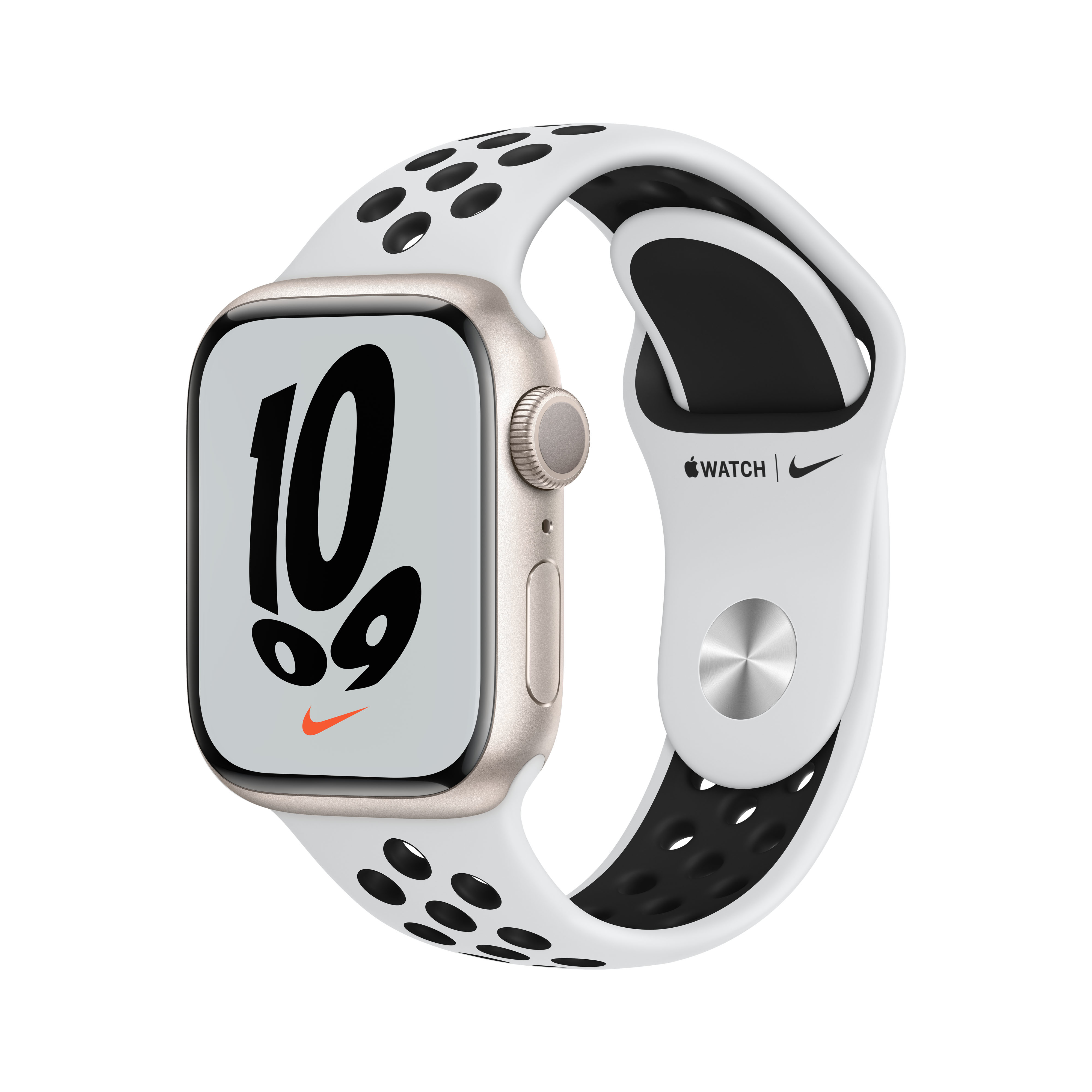 Apple Watch Nike Series 7 (GPS) - 41 mm - Starlight Aluminium