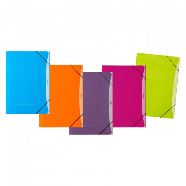Pagna 21616-00 - Konventioneller Dateiordner - A4 - Karton - Mehrfarbig - Gummiband