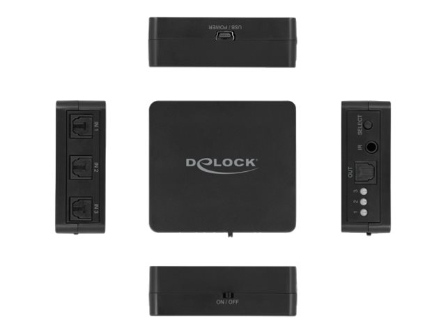 Delock Audio-Switch - 3 x SPDIF - Desktop