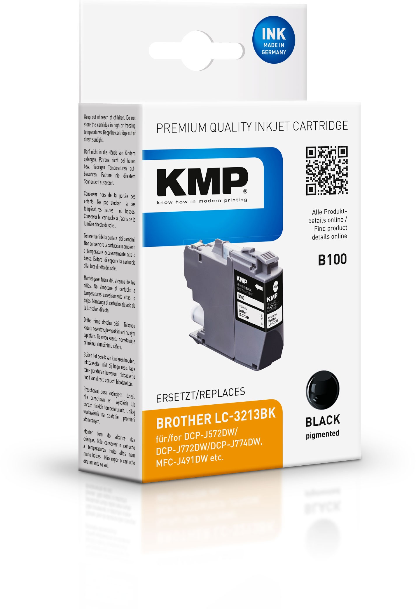 KMP 1539,4001 - Kompatibel - Schwarz - Brother - Einzelpackung - Brother DCP J 572 DW Brother DCP J 770 Series Brother DCP J 772 DNW Brother DCP J 772 DW Brother... - 1 Stück(e)