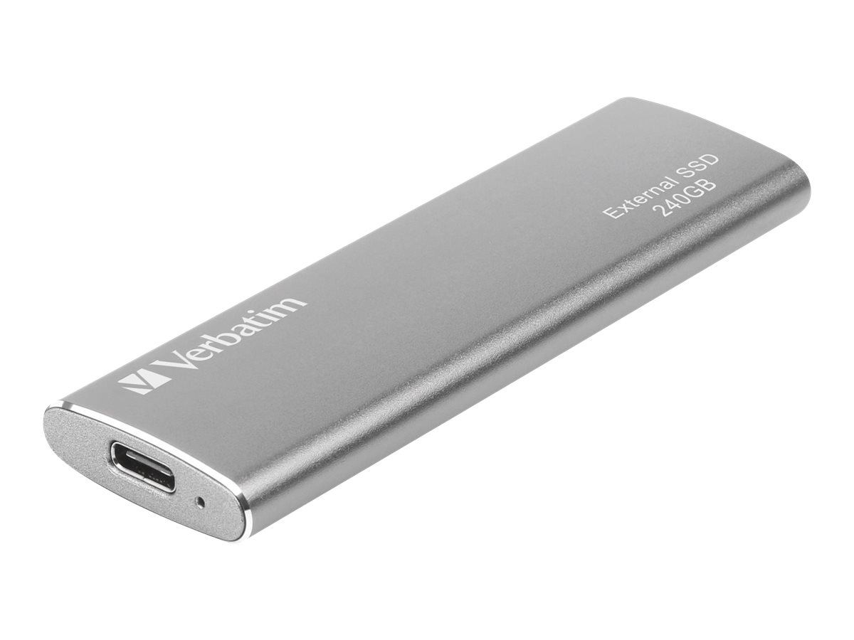 Verbatim Vx500 - 240 GB SSD - extern (tragbar) - USB 3.1 Gen 2 (USB-C Steckverbinder)