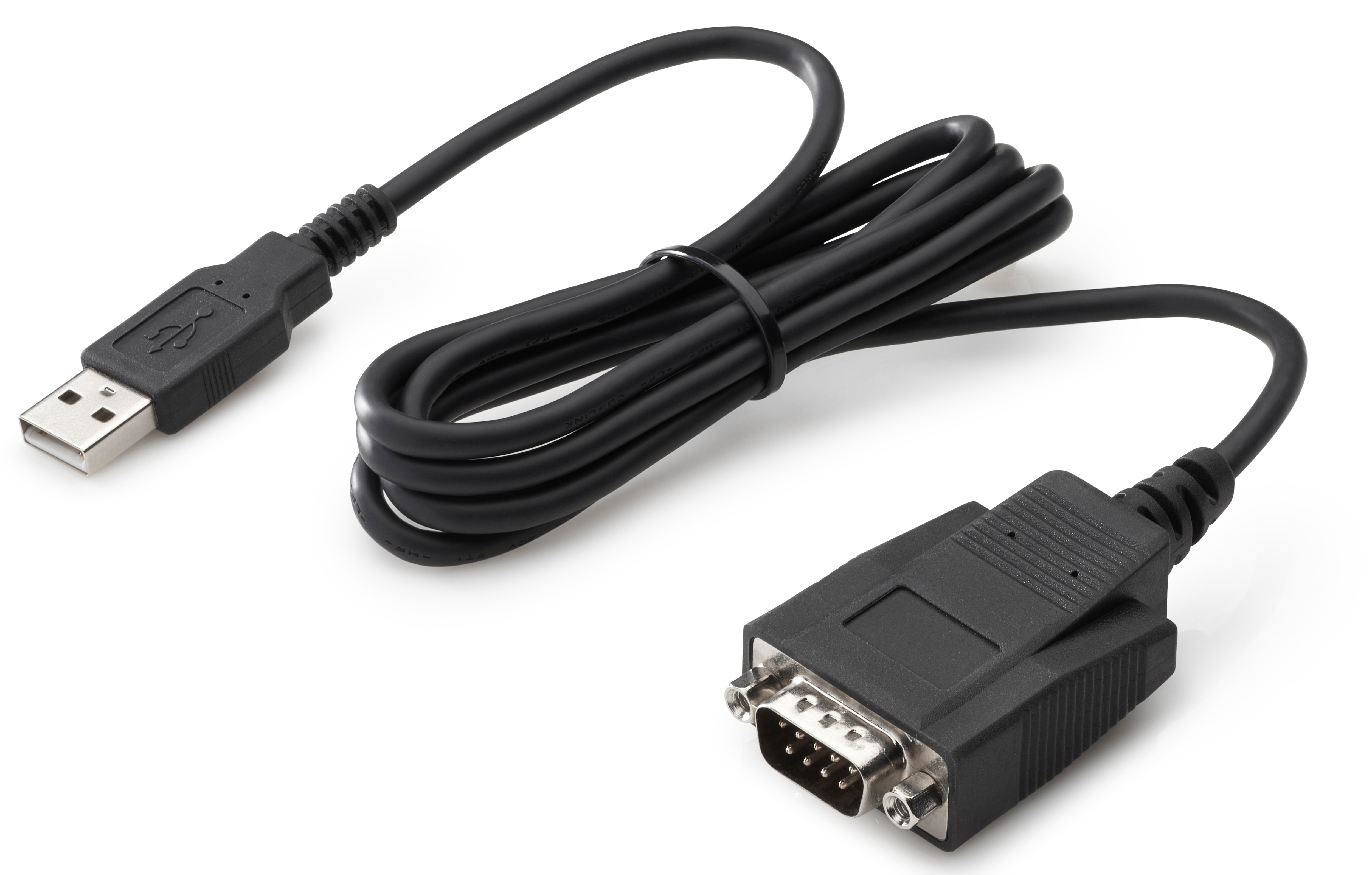 HP  Serieller Adapter - USB - RS-232 x 1 - Schwarz