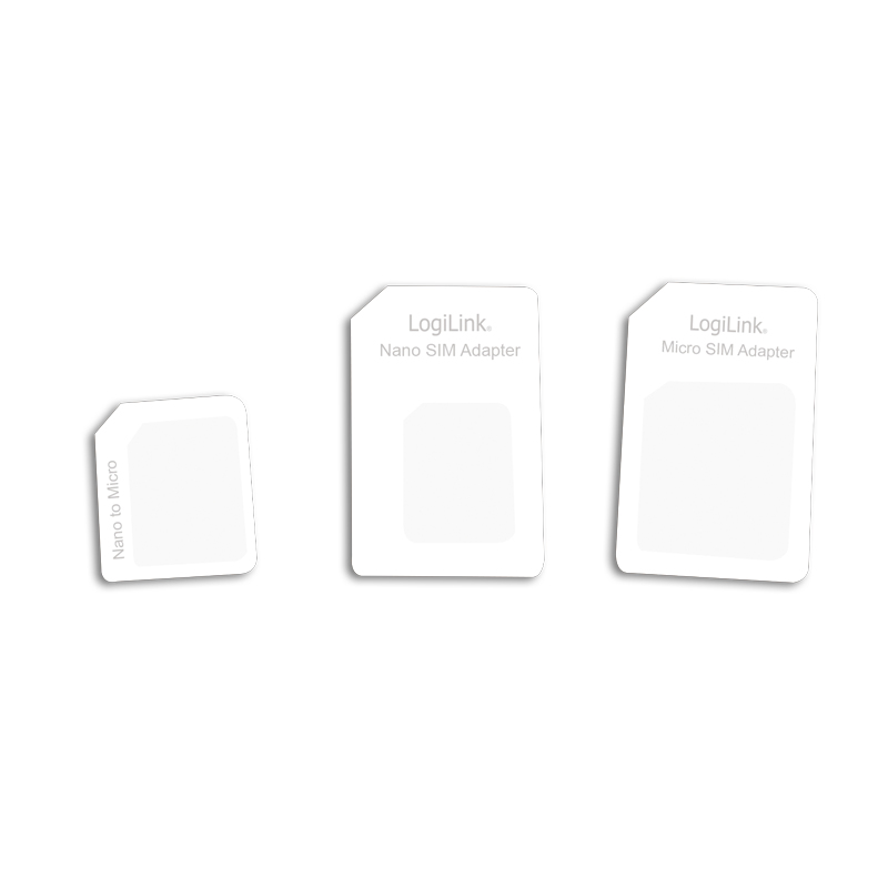 LogiLink Dual SIM Card Adapter - Adapterkit für