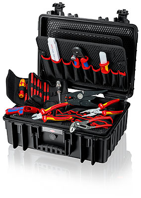 KNIPEX "Robust23" Electric - Hartschalentasche für Werkzeuge