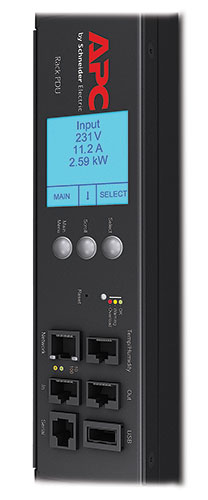 APC Metered-by-Outlet with Switching Rack PDU ZeroU 2G - Stromverteilungseinheit (Rack - einbaufähig)
