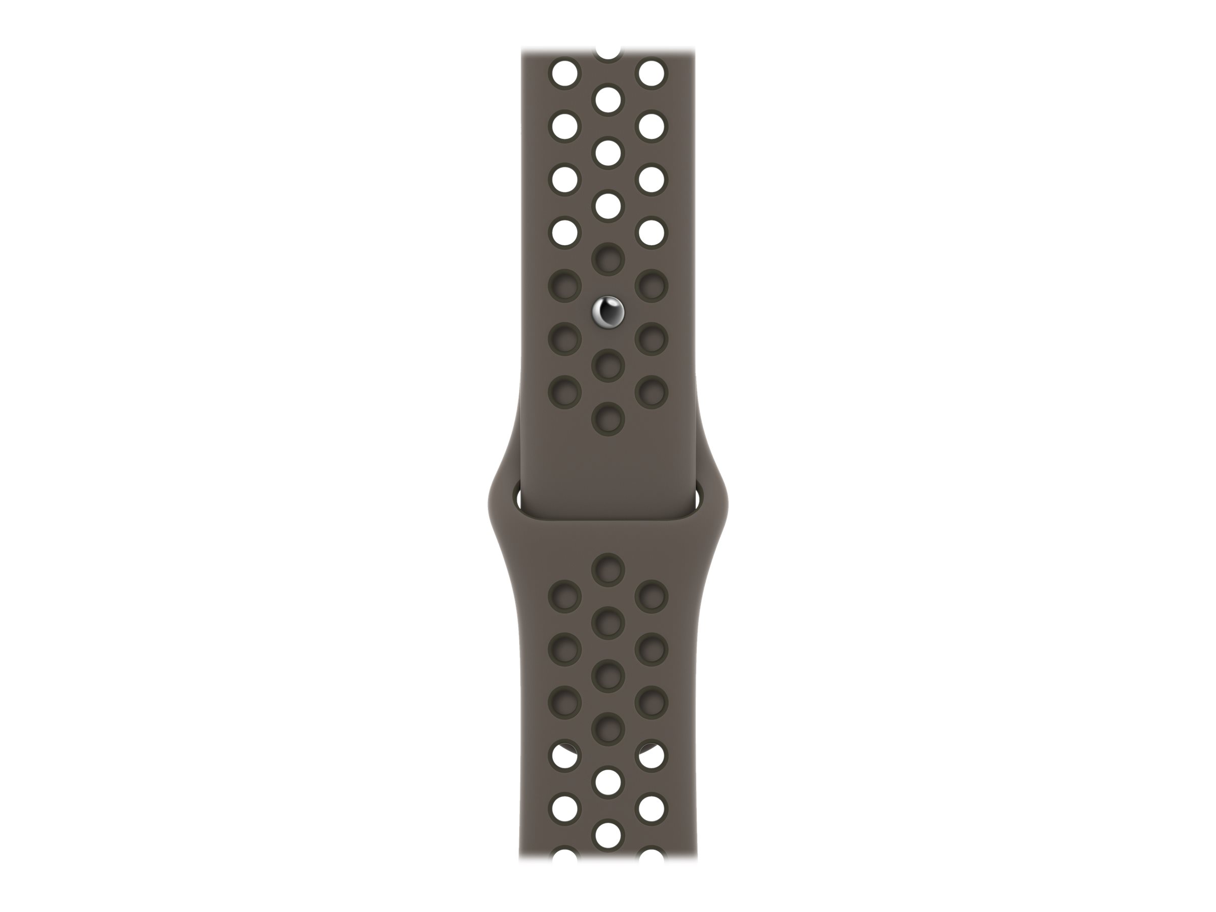 Apple Nike - Armband für Smartwatch - 140 - 210 mm - Cargo Khaki, Olivgrün-Grau - für Watch (42 mm, 44 mm, 45 mm, 49 mm)
