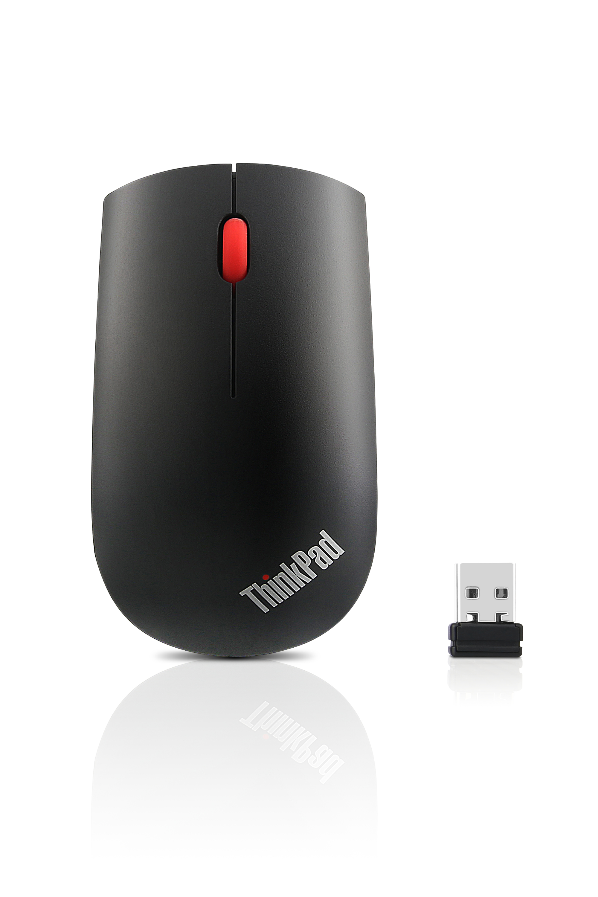 Lenovo ThinkPad Essential Wireless Mouse - Maus - Laser - 3 Tasten - kabellos - 2.4 GHz - kabelloser Empfänger (USB)