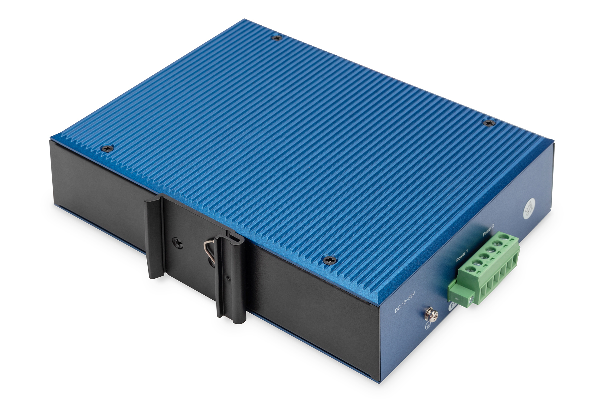 DIGITUS 16 Port Gigabit Ethernet Netzwerk Switch, Industrial, Unmanaged, 2 SFP Uplink