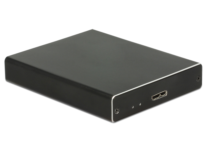 Delock External Enlosure 2 x M.2 Key B to Superspeed USB - Schnittstellenadapter - M.2 - RAID 0, 1 - USB 3.1 (Gen 2)