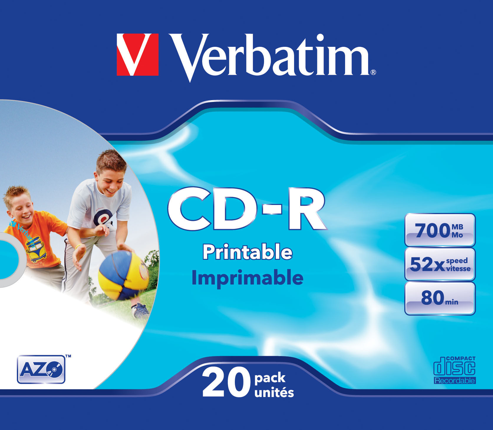 Verbatim DataLifePlus - 20 x CD-R - 700 MB (80 Min)