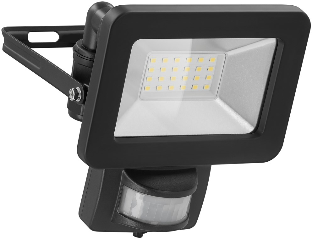Goobay GB 53879 - LED-Flutlicht mit Sensor 20 W schwarz IP44