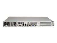 Supermicro SuperServer 6018R-WTRT - Server - Rack-Montage - 1U - zweiweg - keine CPU - RAM 0 GB - SATA/SAS - Hot-Swap 8.9 cm (3.5")