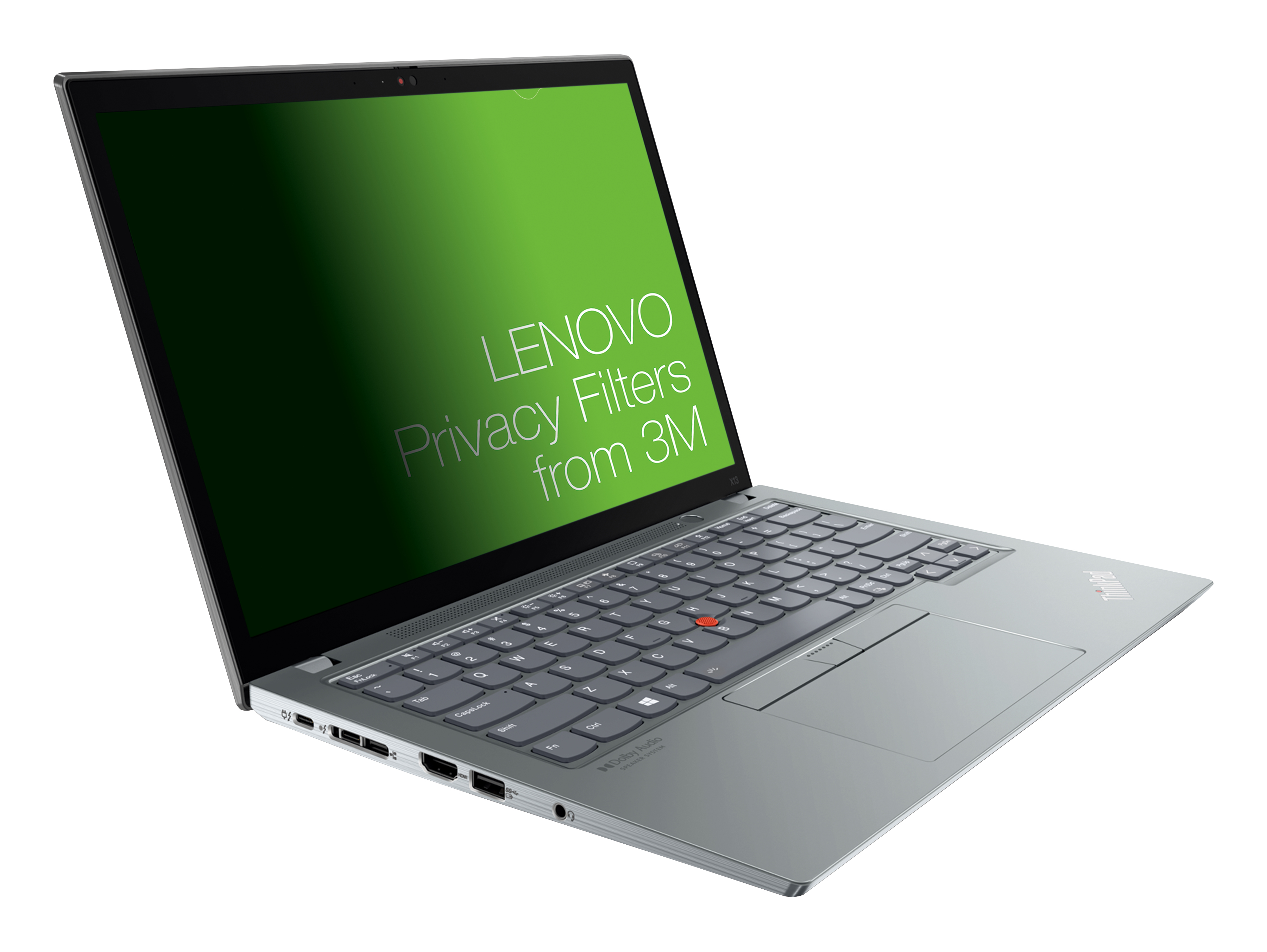 Lenovo 3M - Blickschutzfilter für Notebook - entfernbar - 33,8 cm Breitbild (13,3 Zoll Breitbild)