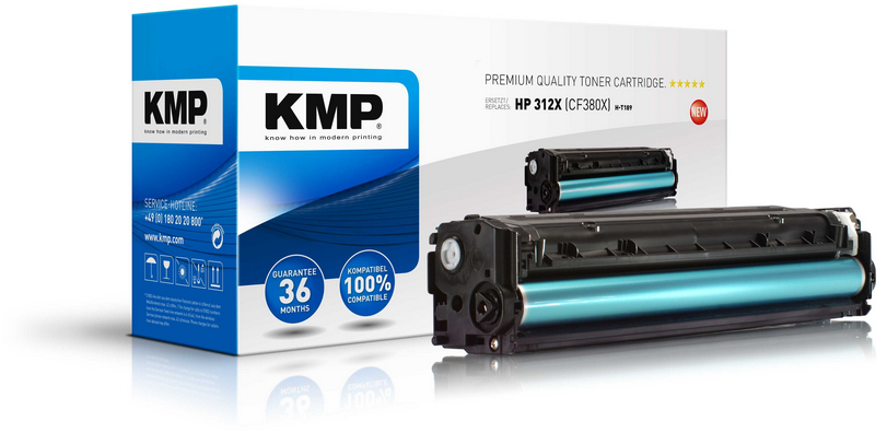 KMP H-T189 - 90 g - Schwarz - kompatibel - Tonerpatrone