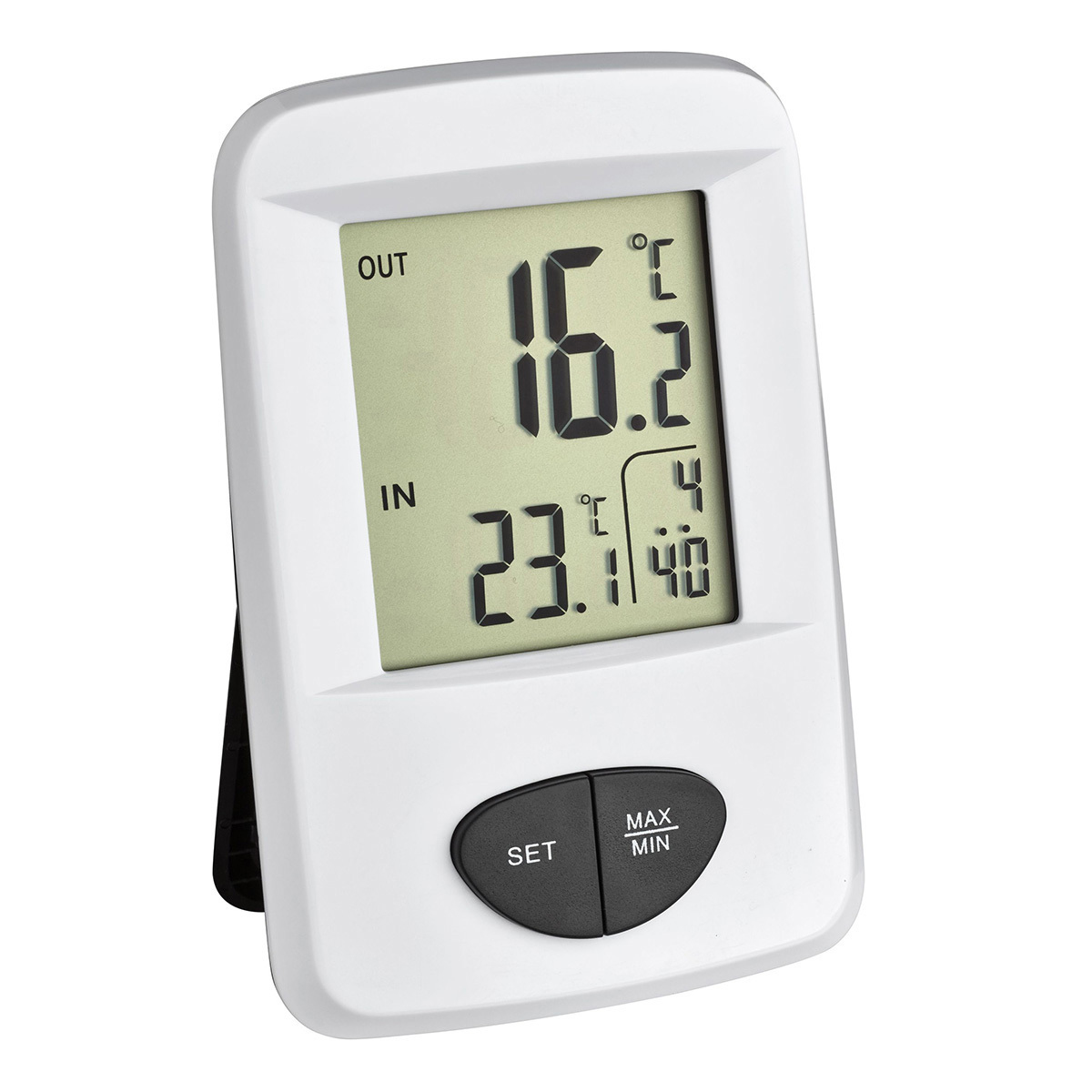 TFA Base - Thermometer - digital - weiß