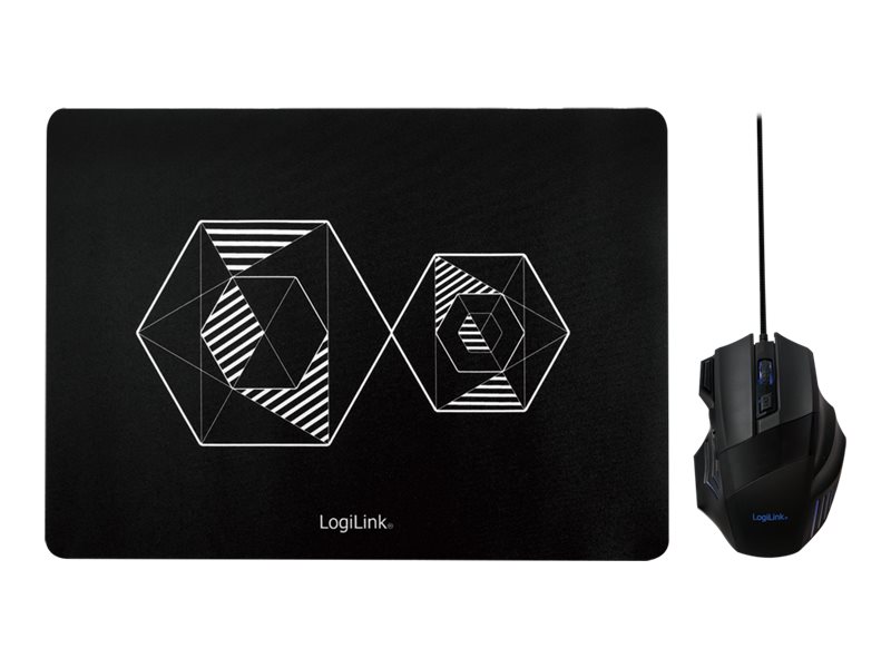 LogiLink Gaming combo set - Maus - ergonomisch
